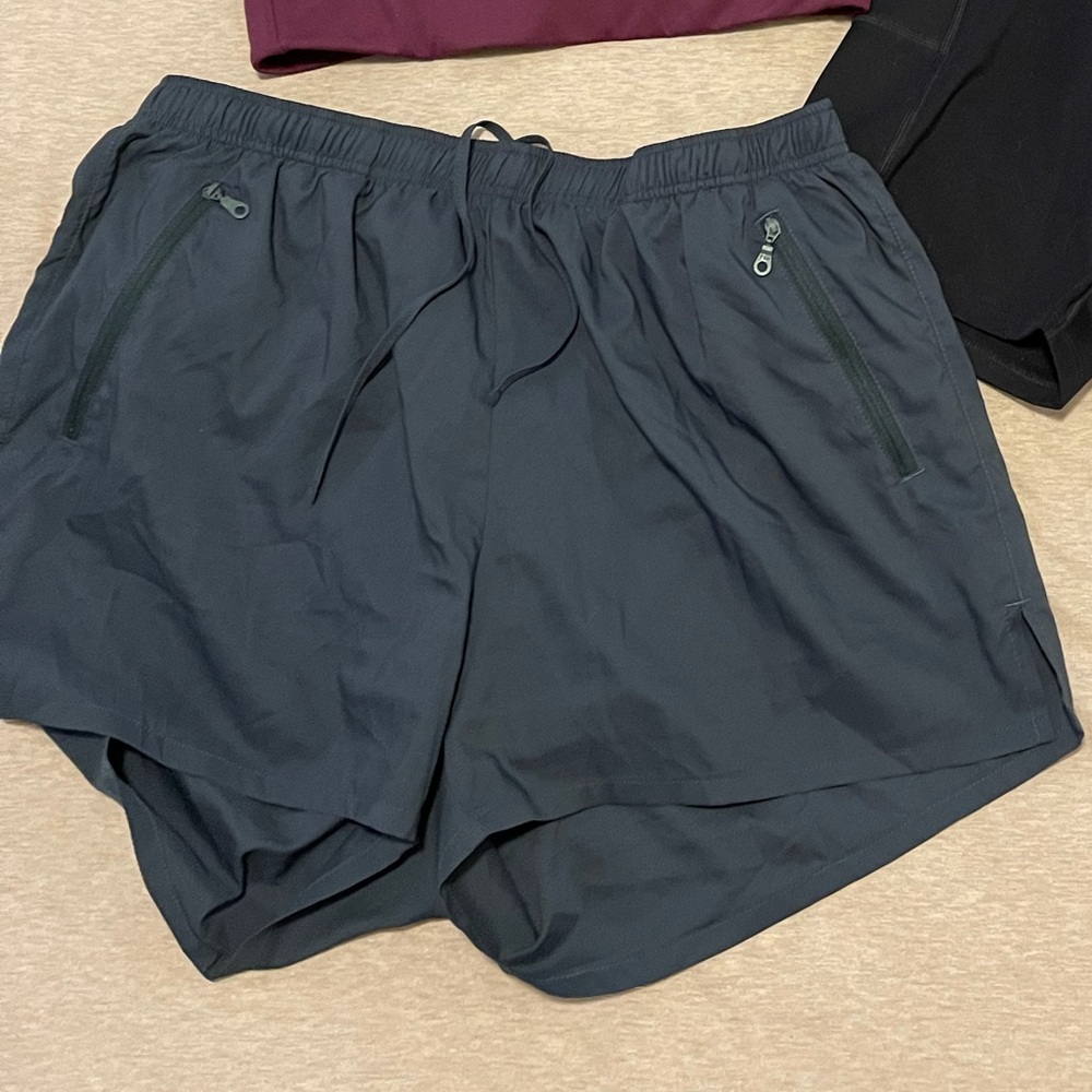 SOLD Girlfriend Collective Moss Gazzelle shorts